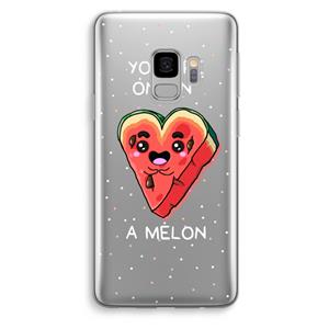 CaseCompany One In A Melon: Samsung Galaxy S9 Transparant Hoesje