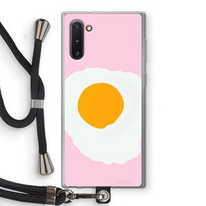 CaseCompany Sunny side up: Samsung Galaxy Note 10 Transparant Hoesje met koord