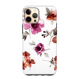 CaseCompany Geschilderde bloemen: iPhone 12 Pro Max Tough Case