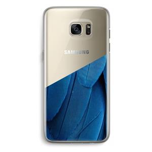 CaseCompany Pauw: Samsung Galaxy S7 Edge Transparant Hoesje