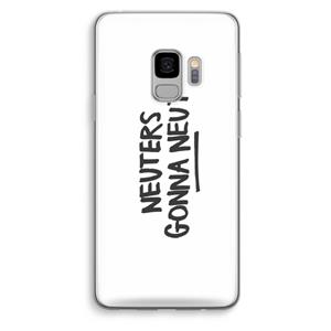 CaseCompany Neuters: Samsung Galaxy S9 Transparant Hoesje