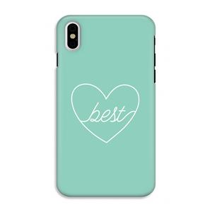 CaseCompany Best heart pastel: iPhone X Tough Case
