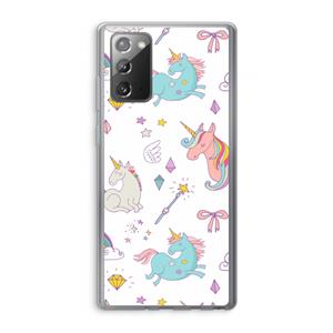 CaseCompany Fantasiewereld: Samsung Galaxy Note 20 / Note 20 5G Transparant Hoesje