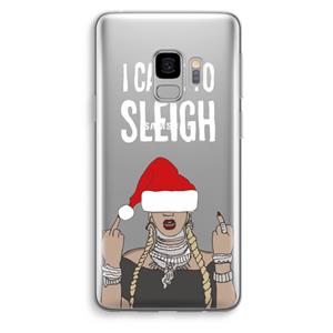 CaseCompany Came To Sleigh: Samsung Galaxy S9 Transparant Hoesje