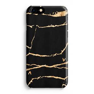 CaseCompany Gouden marmer: iPhone 8 Volledig Geprint Hoesje