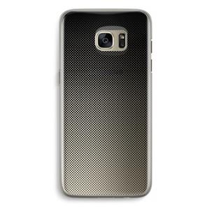 CaseCompany Musketon Halftone: Samsung Galaxy S7 Edge Transparant Hoesje
