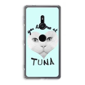 CaseCompany You had me at tuna: Sony Xperia XZ2 Transparant Hoesje