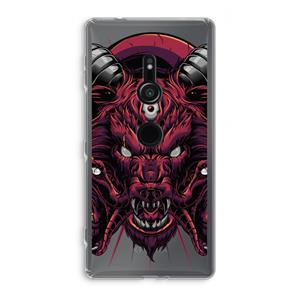 CaseCompany Hell Hound and Serpents: Sony Xperia XZ2 Transparant Hoesje