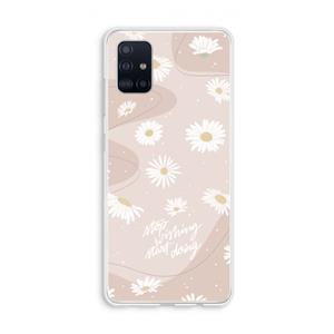 CaseCompany Daydreaming becomes reality: Galaxy A51 4G Transparant Hoesje