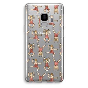 CaseCompany Gymboys: Samsung Galaxy S9 Transparant Hoesje