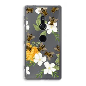 CaseCompany No flowers without bees: Sony Xperia XZ2 Transparant Hoesje