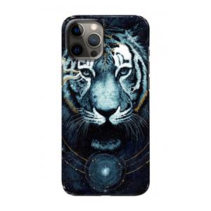CaseCompany Darkness Tiger: Volledig geprint iPhone 12 Pro Hoesje