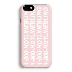CaseCompany Hotline bling pink: iPhone 8 Volledig Geprint Hoesje