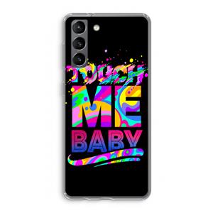 CaseCompany Touch Me: Samsung Galaxy S21 Transparant Hoesje