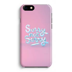 CaseCompany Sorry not sorry: iPhone 8 Volledig Geprint Hoesje