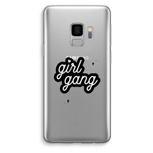 CaseCompany Girl Gang: Samsung Galaxy S9 Transparant Hoesje