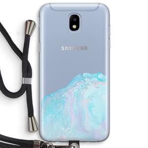 CaseCompany Fantasie pastel: Samsung Galaxy J5 (2017) Transparant Hoesje met koord