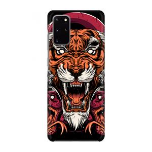 CaseCompany Tiger and Rattlesnakes: Volledig geprint Samsung Galaxy S20 Plus Hoesje
