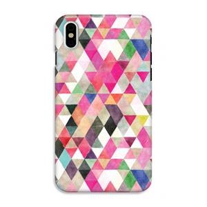 CaseCompany Gekleurde driehoekjes: iPhone X Tough Case
