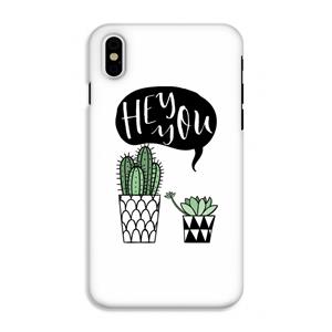 CaseCompany Hey you cactus: iPhone X Tough Case