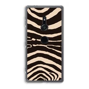 CaseCompany Arizona Zebra: Sony Xperia XZ2 Transparant Hoesje