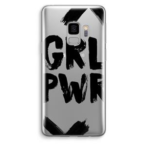 CaseCompany Girl Power #2: Samsung Galaxy S9 Transparant Hoesje