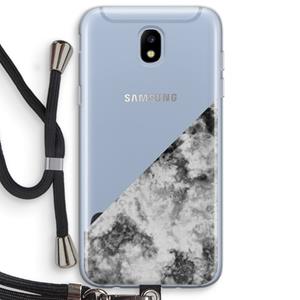 CaseCompany Onweer: Samsung Galaxy J5 (2017) Transparant Hoesje met koord