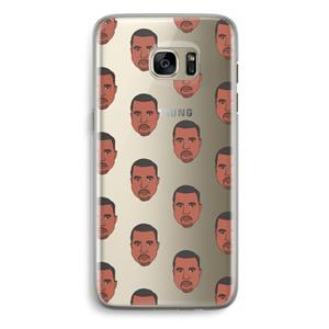 CaseCompany Kanye Call Me℃: Samsung Galaxy S7 Edge Transparant Hoesje