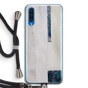 CaseCompany Meet you there: Samsung Galaxy A50 Transparant Hoesje met koord
