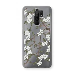 CaseCompany Blossoming spring: Xiaomi Redmi 9 Transparant Hoesje