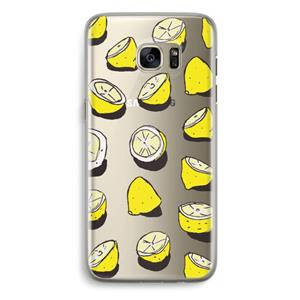 CaseCompany When Life Gives You Lemons...: Samsung Galaxy S7 Edge Transparant Hoesje