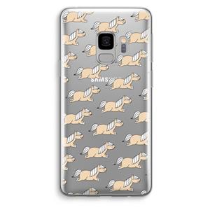 CaseCompany Ponys: Samsung Galaxy S9 Transparant Hoesje