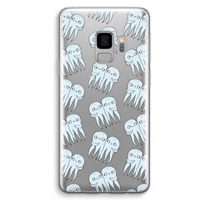 CaseCompany Octopussen: Samsung Galaxy S9 Transparant Hoesje