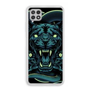 CaseCompany Cougar and Vipers: Samsung Galaxy A22 4G Transparant Hoesje