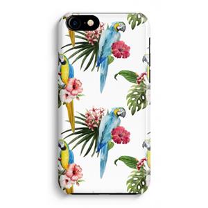 CaseCompany Kleurrijke papegaaien: iPhone 8 Volledig Geprint Hoesje