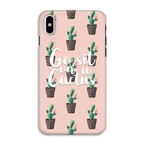 CaseCompany Cactus quote: iPhone X Tough Case