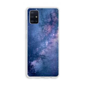CaseCompany Nebula: Galaxy A51 4G Transparant Hoesje