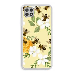 CaseCompany No flowers without bees: Samsung Galaxy A22 4G Transparant Hoesje