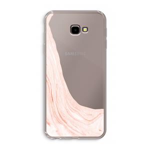 CaseCompany Peach bath: Samsung Galaxy J4 Plus Transparant Hoesje