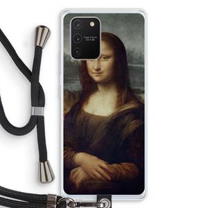 CaseCompany Mona Lisa: Samsung Galaxy S10 Lite Transparant Hoesje met koord