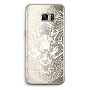 CaseCompany Oh Deer: Samsung Galaxy S7 Edge Transparant Hoesje