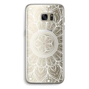 CaseCompany Roses Are Red: Samsung Galaxy S7 Edge Transparant Hoesje