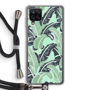 CaseCompany This Sh*t Is Bananas: Samsung Galaxy A12 Transparant Hoesje met koord