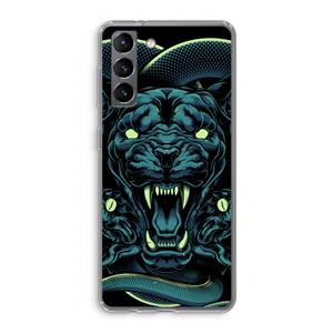 CaseCompany Cougar and Vipers: Samsung Galaxy S21 Transparant Hoesje