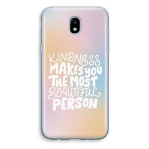 CaseCompany The prettiest: Samsung Galaxy J5 (2017) Transparant Hoesje
