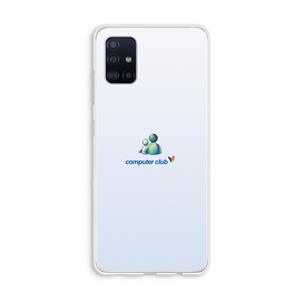 CaseCompany MSN: Galaxy A51 4G Transparant Hoesje