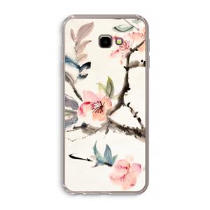 CaseCompany Japanse bloemen: Samsung Galaxy J4 Plus Transparant Hoesje