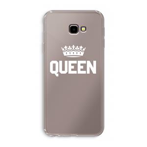 CaseCompany Queen zwart: Samsung Galaxy J4 Plus Transparant Hoesje