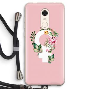 CaseCompany Venus: Xiaomi Redmi 5 Transparant Hoesje met koord