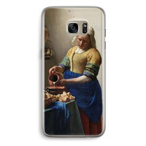 CaseCompany The Milkmaid: Samsung Galaxy S7 Edge Transparant Hoesje